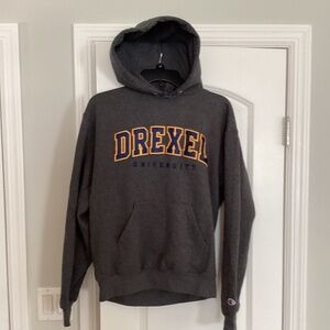 Drexel University Hoodie Women  Size M Grey